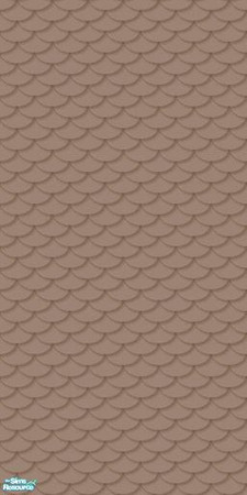 Sims 2 — Rookwood Medium Brown Scallop by mistresscris — Part of my Historic Collection - Victorian Exteriors. Created by