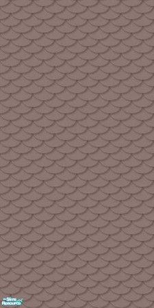 Sims 2 — Rookwood Dark Brown Scallop by mistresscris — Part of my Historic Collection - Victorian Exteriors. Created by