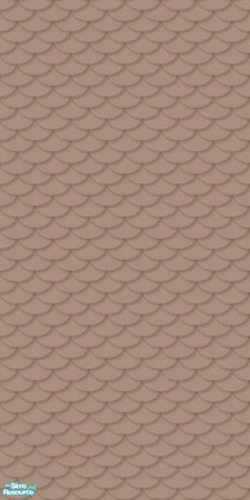 Sims 2 — Rookwood Brown Scallop by mistresscris — Part of my Historic Collection - Victorian Exteriors. Created by