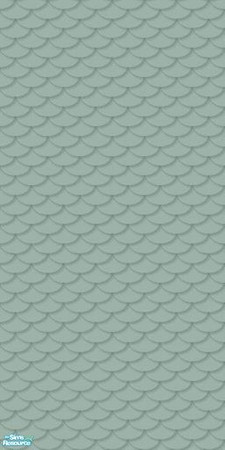Sims 2 — Rookwood Blue Green Scallop by mistresscris — Part of my Historic Collection - Victorian Exteriors. Created by