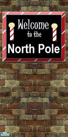 Sims 2 — Train Set 2 (Specific) - Wall Sb07welcomenorthpole.sims2pack by stephanie_b. — This set is an additon to the