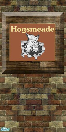 Sims 2 — Train Set 2 (Specific) - Wall Sb07welcomehogsmeade.sims2pack by stephanie_b. — This set is an additon to the