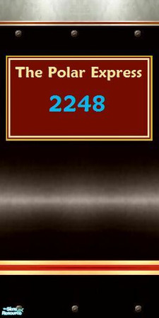 Sims 2 — Train Set 2 (Specific) - Wall Sb07polarexpress12.sims2pack by stephanie_b. — This set is an additon to the first