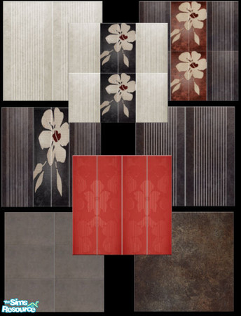 Sims 2 — Floor set 2 by Elize-37sims — Luxurious Ceramic tiles as seen in the Diane bathroom recolor 2 - matches Wall set