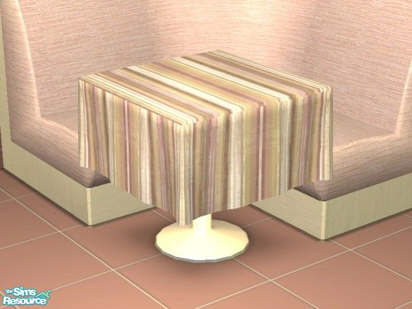 Sims 2 — Sweet Sunrise Dining - Table w/Cloth by EarthGoddess54 — Made to match the Sweet Sunrise Dining & Kitchen