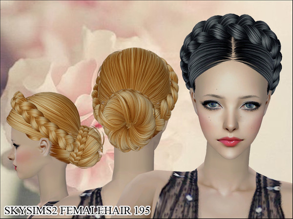 Sims 2 — Skysims-Hair-195 Mesh by Skysims — 