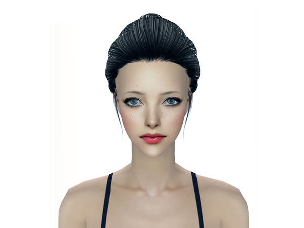 Sims 2 — Skysims-Hair-198 Black by Skysims — 