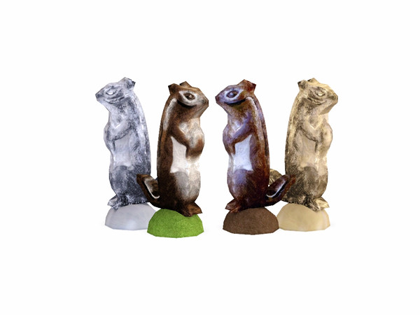 Sims 3 — Lexington Chipmunk by Flovv — A cute little sculpture.