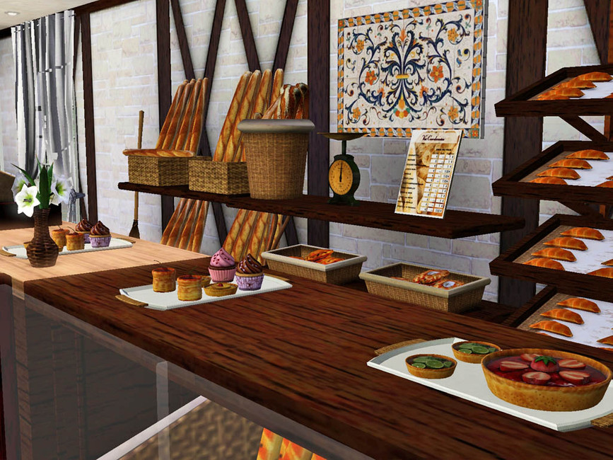 The Sims Resource Lilly's Bakery (small restaurant)