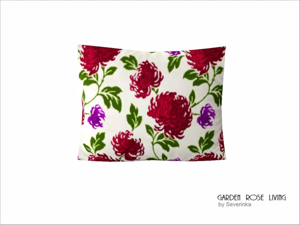 Sims 3 — GardenRose pillow by Severinka_ — Pillow of a set for the living room 'Garden Rose' in the style of Provence. 1