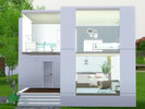 Sims 3 — Modern Starter Home, number 3 by maureen36902 — Here's a modern starter home for your Sims. Kitchen, living and