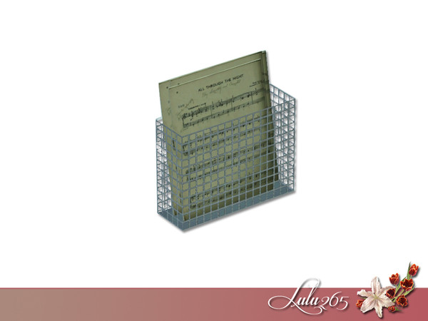 Sims 3 — Cottage Office Storage Basket by Lulu265 — Part of the Cottage Office Set Fully CAStable Made by Lulu265 for
