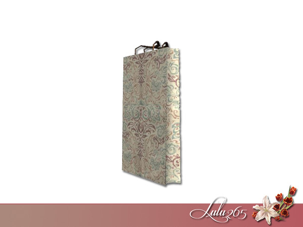 Sims 3 — Cottage Office Decor Shopping Bag by Lulu265 — Part of the Cottage Office Set Fully CAStable Made by Lulu265 for