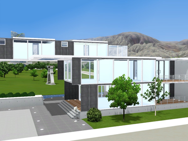 Sims 3 — Weightless - Unfurnished by CoastalSims2 — This spacious, well-lit home is perfect for any sim looking to live