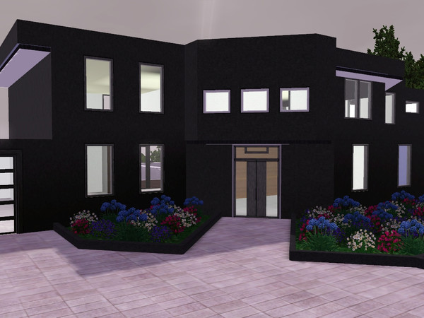 Sims 3 — Gloss - unfurnished by CoastalSims2 — This dark, yet comfortable, home is a great asset in any sims life. With