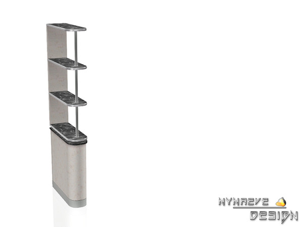 Sims 3 — Xi Wang Shelfcase by NynaeveDesign — Located in Decor - Miscellaneous Decor Price: 500 Re-colorable: 4 channels