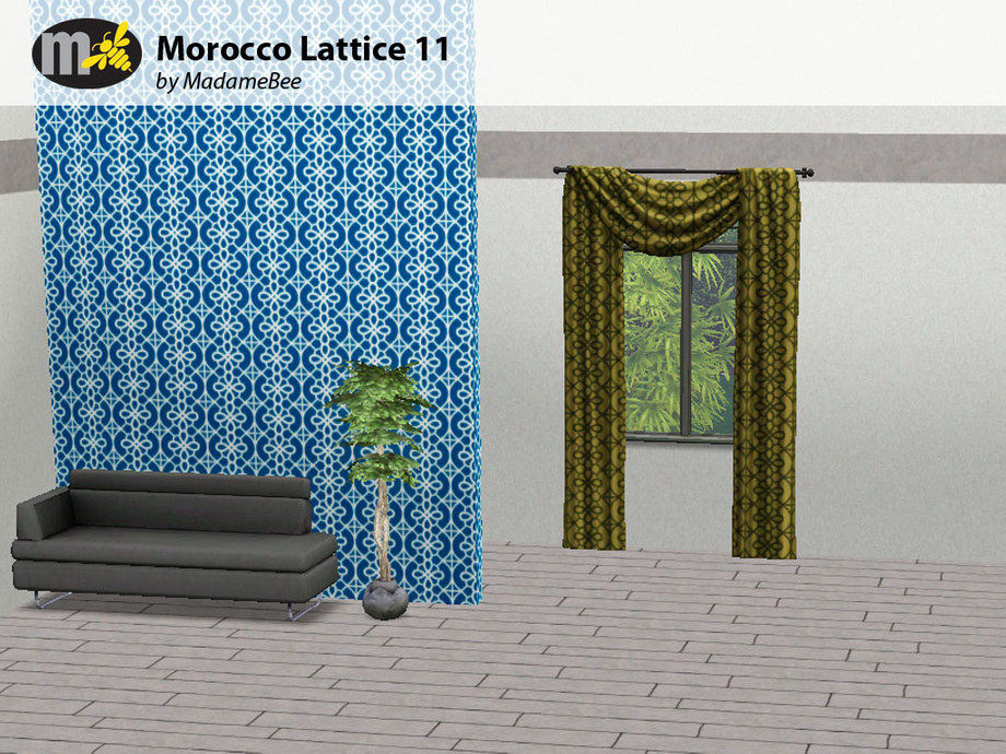 The Sims Resource - Morocco Lattice Set 2 by MadameBee