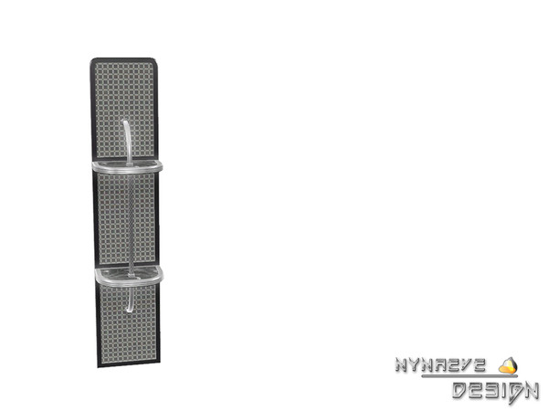 Sims 3 — Xi Wang Shelves - Left by NynaeveDesign — Located in Decor - Miscellaneous Decor Price: 250 Re-colorable: 4