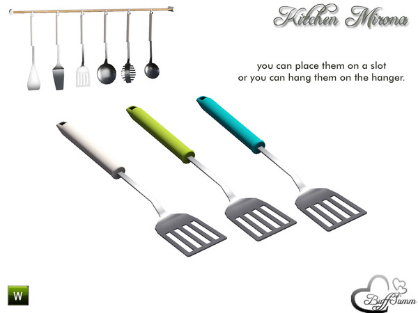 Sims 3 — Kitchen 'Mirona' Kitchen Utensils 3 by BuffSumm — Part of the *Kitchen 'Mirona'* Created by BuffSumm @ TSR