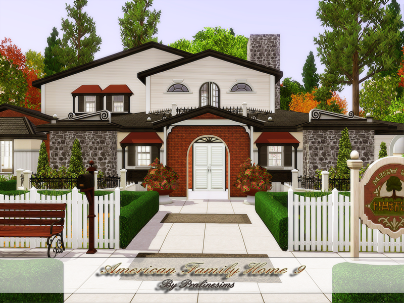 Pralinesims American  Family  Home  9