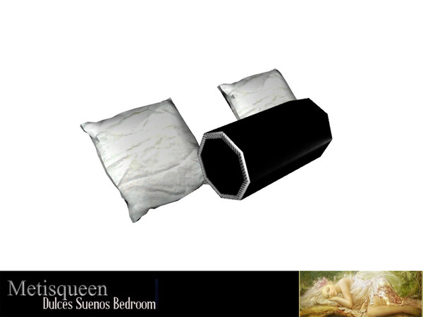 Sims 3 — Metisqueen_DulcesSuenosPillows by metisqueen2 — These soft inviting pillows add a touch of class to the Dulces