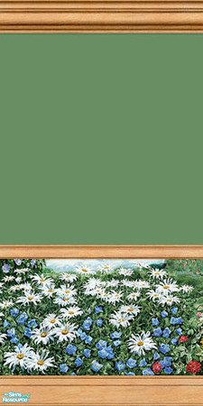 Sims 2 — Summer Garden Murals - 04a by elektra274 — 4a of 18 total painted walls.