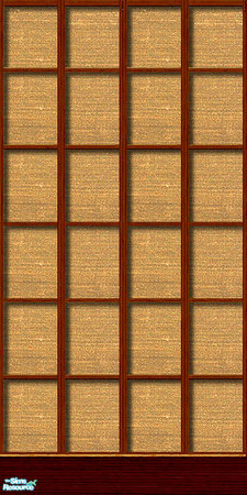 Sims 2 — Asian Garden Wall Collection - 13 by elektra274 — 13 of 13 paneled wall designs.