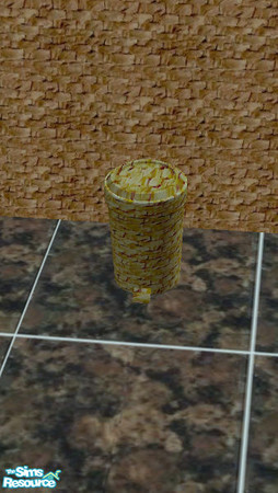 Sims 2 — Texture mini Bathroom- wastepaper basket by Smoffi — wastepaper basket for my mini bathroom set made from