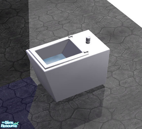 Sims 2 — Bathroom free! - Toilet by Sasilia — to place the toilet on the bamboowall please use the cheat
