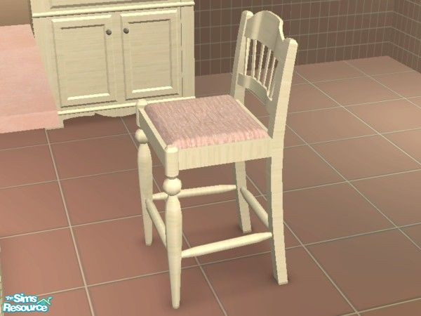 Sims 2 — Sweet Sunrise Kitchen - Barstool by EarthGoddess54 — Made to match the Sweet Sunrise Kitchen set. Enjoy!