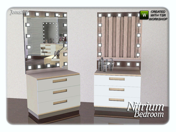 Sims 3 — Nitrium console beauty with mirror.  by jomsims — Nitrium console beauty with mirror. use it in game.