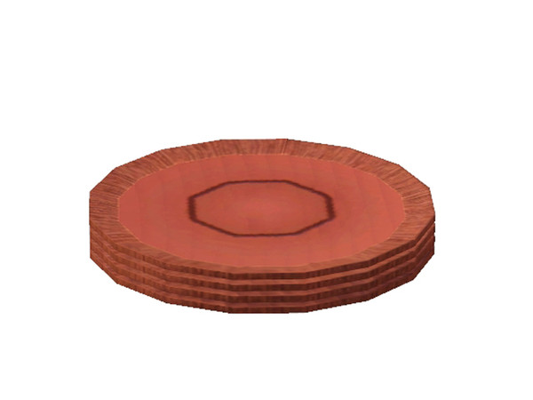 Sims 3 — Durham Fine Dining Dinner  Plate by Rennara — Sculpture table Dinner Plate - Durham with slots