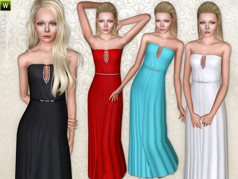 The Sims Resource - (Teen) Party Dress