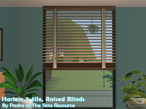 Sims 2 — Harlem II - Blinds 2-tile Raised by Padre — More Mid Century style items for your cool mid-century sims