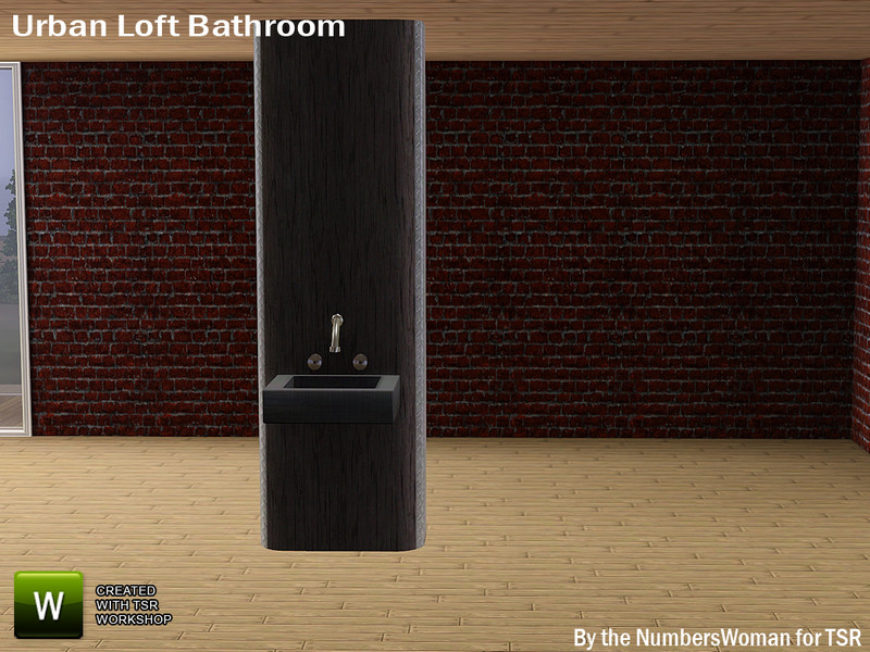View of TheNumbersWoman's Modern Urban Rustic Loft Bathroom Sink