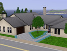 Sims 3 — Avondale by GaboonViper022 — 4br, 2ba. Fully furnished but one room left blank for kids/pets. Outdoor space and