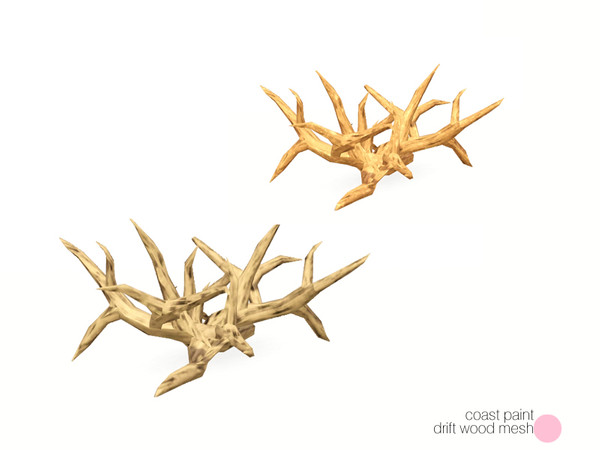 Sims 3 — Coast Paint Drift Wood Mesh by DOT — Coast Paint Drift Wood Mesh by DOT of The Sims Resource