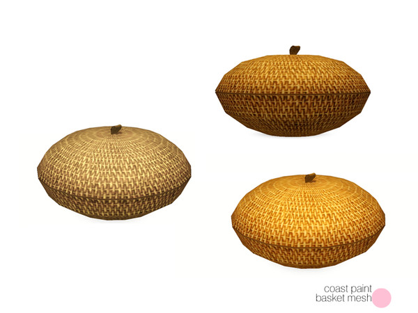 Sims 3 — Coast Paint Basket Mesh by DOT — Coast Paint Basket Mesh by DOT of The Sims Resource