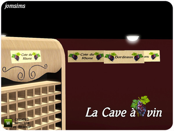 Sims 3 — win placard la cave a vin by jomsims — win placard la cave a vin