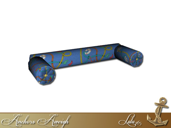 Sims 3 — Anchors Aweigh Decor Bed Pillows by Lulu265 — Part of the Anchors Aweigh Set Fully CAStable Made by Lulu265 for