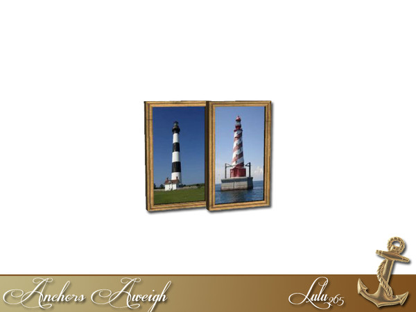 Sims 3 — Anchors Aeigh Decor Pictures by Lulu265 — Part of the Anchors Aweigh Set Fully CAStable Made by Lulu265 for TSR