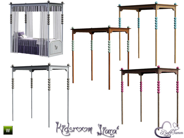 Sims 3 — Kidsroom 'Liara' Canopy by BuffSumm — Inspiration. Elegance. Beautiful. Magic. Chic. Romantic. Just some