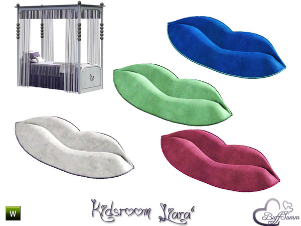 Sims 3 — Kidsroom 'Liara' Pillow Kiss by BuffSumm — Inspiration. Elegance. Beautiful. Magic. Chic. Romantic. Just some