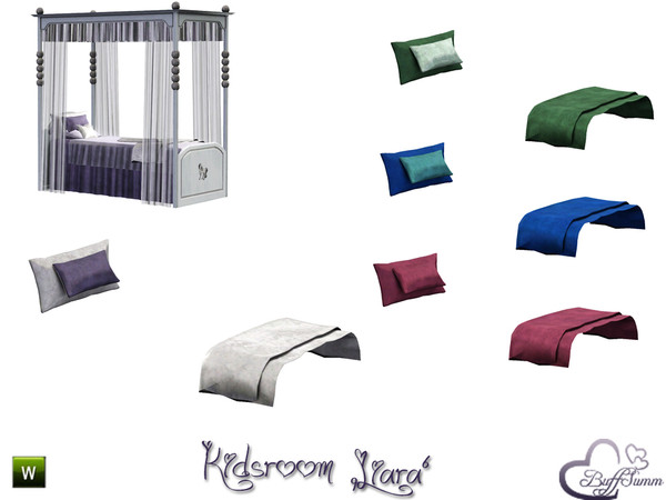 Sims 3 — Kidsroom 'Liara' Pillow and Blanket by BuffSumm — Inspiration. Elegance. Beautiful. Magic. Chic. Romantic. Just