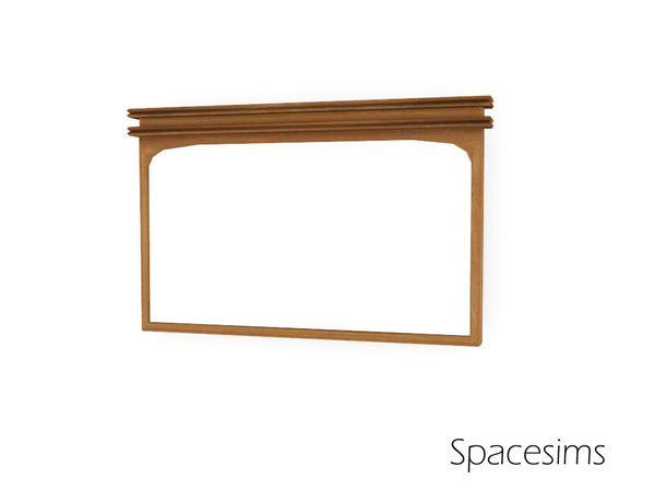 Sims 3 — Afiyet olsun - Mirror by spacesims — A mirror made of quality woods.