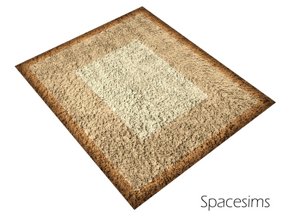 Sims 3 — Afiyet olsun - Rug by spacesims — A shaggy rug that can be both traditional and modern.