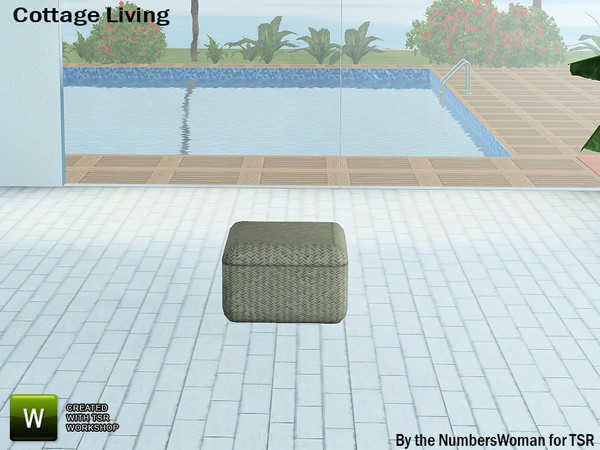 Sims 3 — Cottage Living Coffee Table by TheNumbersWoman — Quaint and Stylish Furniture.The NumbersWoman at TSR.