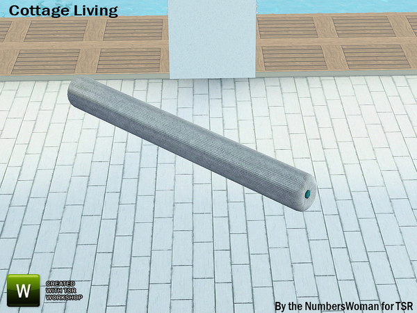 Sims 3 — Cottage Living Sofa Round Pillows by TheNumbersWoman — Quaint and Stylish Furniture.The NumbersWoman at TSR.USE