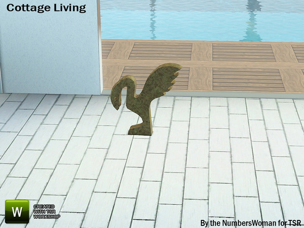 Sims 3 — Cottage Living Bird 2 by TheNumbersWoman — Quaint and Stylish Furniture.The NumbersWoman at TSR.