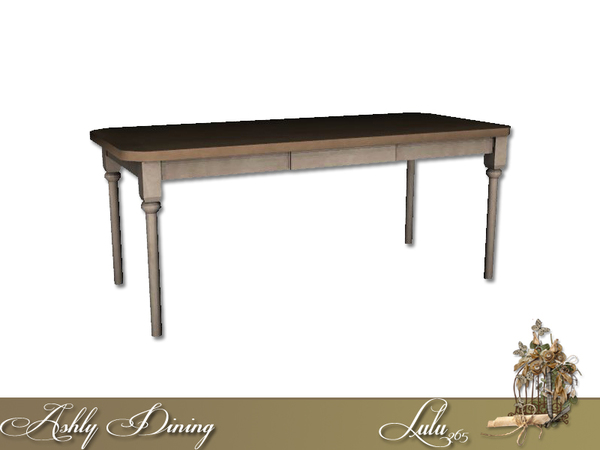 The Sims Resource - AS Dining Table Mesh